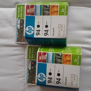 HP 94 Black Twin Pack New Sealed Expired